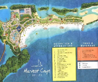 Harvest Caye Map Layout