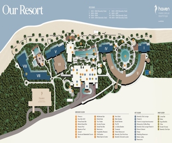 Haven Riviera Cancun resort map Layout
