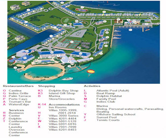 Hawks Cay Map Layout