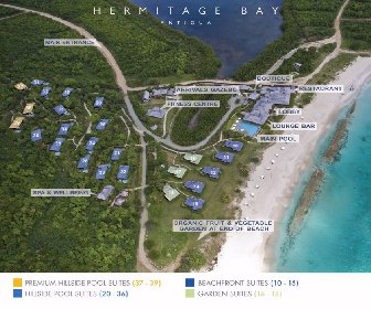 Hermitage Bay Resort Map Layout