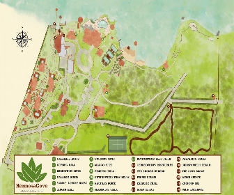 Hermosa Cove - Jamaica's Villa Hotel Map Layout