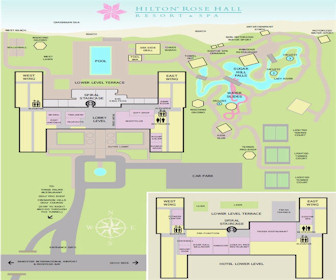 Hilton Rose Hall Resort & Spa Map Layout