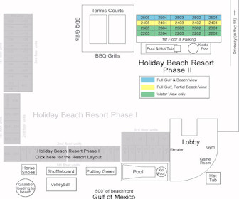 Holiday Beach Resort Phase II Map Layout