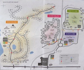 Holiday Inn Club Vacations Orlando - Orange Lake Resort Map Layout