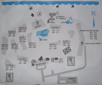 Hotel Los Cactus Resort Map Layout
