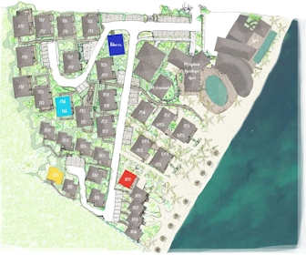 Hotel Manapany Map Layout