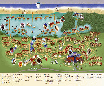 Hotel Mojito Resort Map Layout