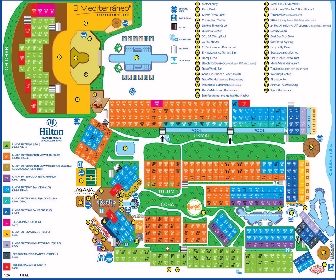 Hyatt Vivid Playa del Carmen  Resort Map layout