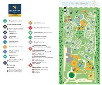 Iberostar Cozumel Resort Map layout