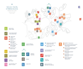 Iberostar Selection Esmeralda Resort Map layout