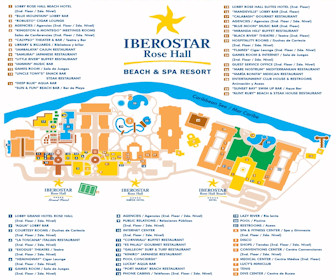 Iberostar Rose Hall Complex Resort Map Layout