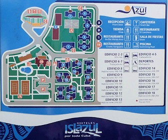 Islazul Aparthotel Azul Resort Map Layout