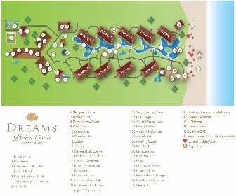 Jewel Punta Cana All-Inclusive Beach Resort Map layout