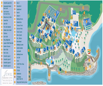 Jewel Paradise Cove Beach Resort & Spa Map Layout