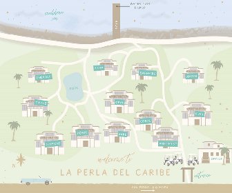 La Perla del Caribe Resort Map Layout