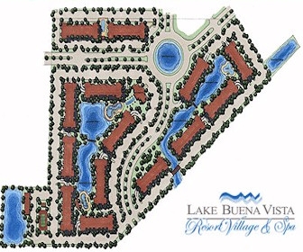 Lake Buena Vista Resort Village & Spa Map Layout