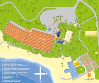 Las Brisas Ixtapa Resort Map Layout