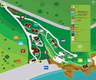 Las Flores Resort Map Layout