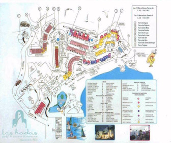 Las Hadas Golf Resort & Marina Map Layout