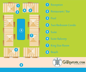 Las Sirenas By Mayan Princess Map Layout