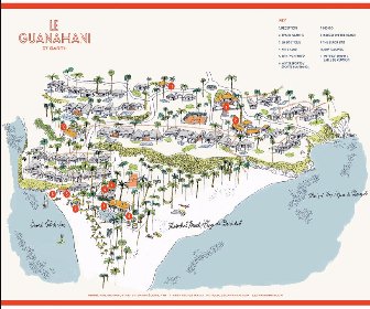 Rosewood Le Guanahani St Barth Resort Map Layout