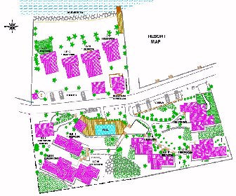 Les Ilets de la Plage Resort Map Layout