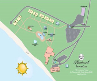 Limetree Beach Resort by Club Wyndham Map Layout