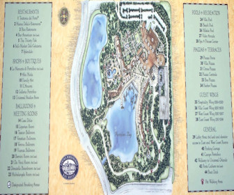 Loews Portofino Bay Hotel at Universal Orlando Map Layout