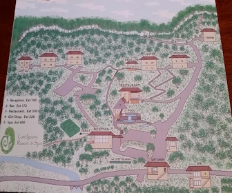 Lost Iguana Resort & Spa Map Layout