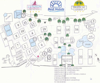 Luperon Beach Resort Map Layout