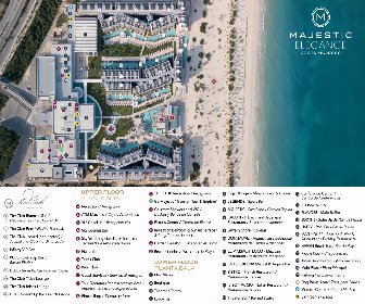Majestic Elegance Costa Mujeres Resort Map Layout