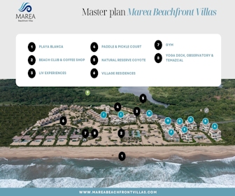 Marea Beachfront Villas Resort Map Layout