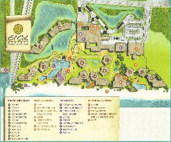 Resort Map | Marina El Cid Spa and Beach Resort | Riviera Maya, Mexico