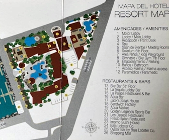 Marina Fiesta Resort & Spa Map Layout