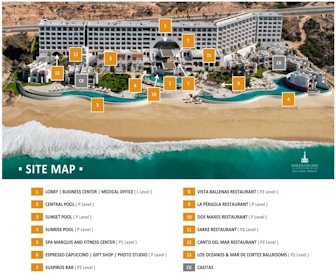 Marquis Los Cabos Resort Map Layout