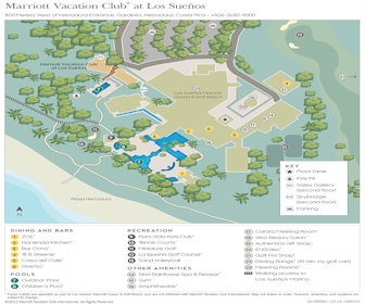 Los Suenos Marriott Map Layout