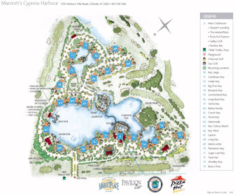 Marriotts Cypress Harbour Map Layout