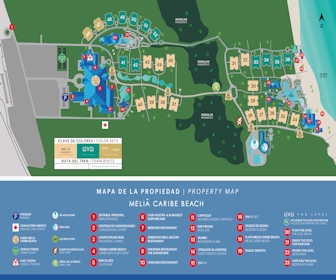Melia Caribe Beach Resort Map Layout
