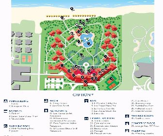 Resort Map | Melia Las Antillas | Varadero, Cuba