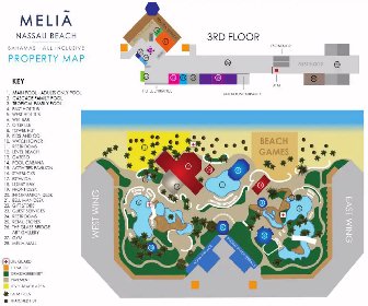 Melia Nassau Beach Resort Map Layout