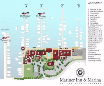 The Moorings Yacht Club Hotel Map Layout