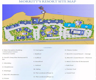 Resort Map | Morritts Tortuga Club and Resort | Cayman Islands