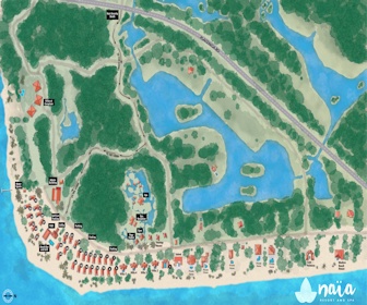 Naïa Resort and Spa Map Layout