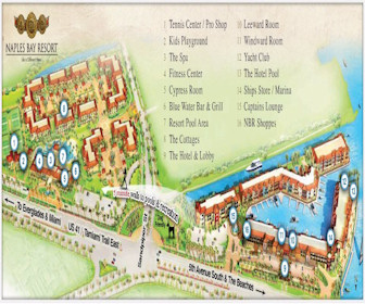 Naples Bay Resort Map Layout