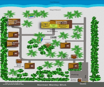 Nirvana on the Beach Resort Map Layout