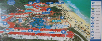 Occidental Caribe Resort Map