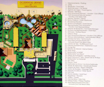 Occidental Grand Nuevo Vallarta Resort Map Layout