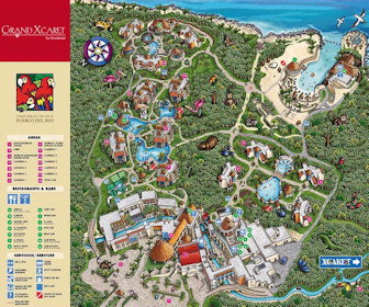 Occidental at Xcaret Destination Resort Map Layout