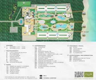 Ocean Allure Costa Mujeres Resort Map Layout