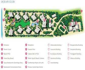 Ocean Club Resort Map Layout